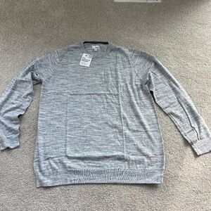 NEW Sonoma Goods For Life Men’s Md Blue Crewneck Sweater , Size 3XL Tall